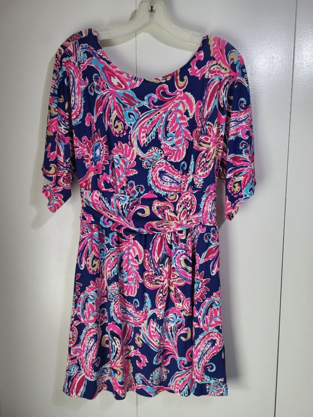 Lilly Pulitzer Women's SZ M Parigi Boat Neck Romper Multi Flitting About - Picture 1 of 10
